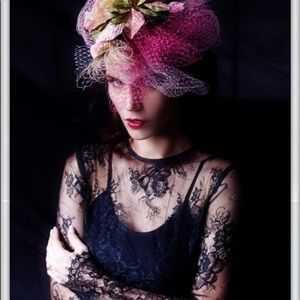 🌺Cosmik Souls Handcrafted Fuchsia Headpiece🌺